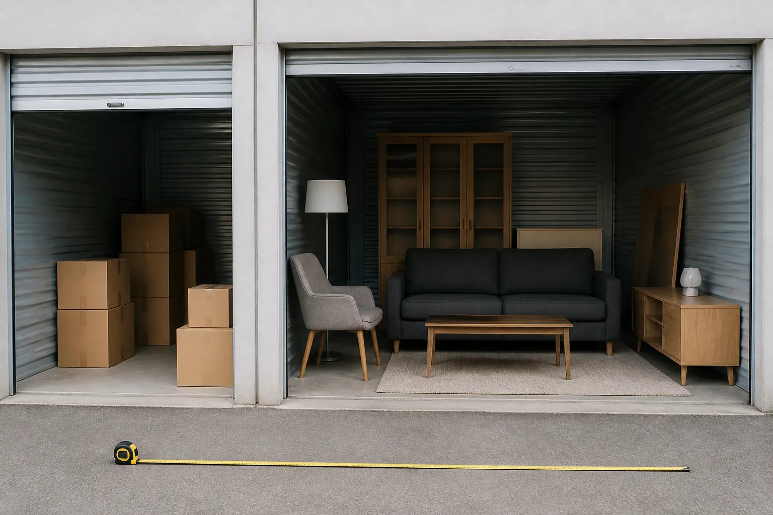 Quelle taille de box choisir : studio, T2, T3 ou maison